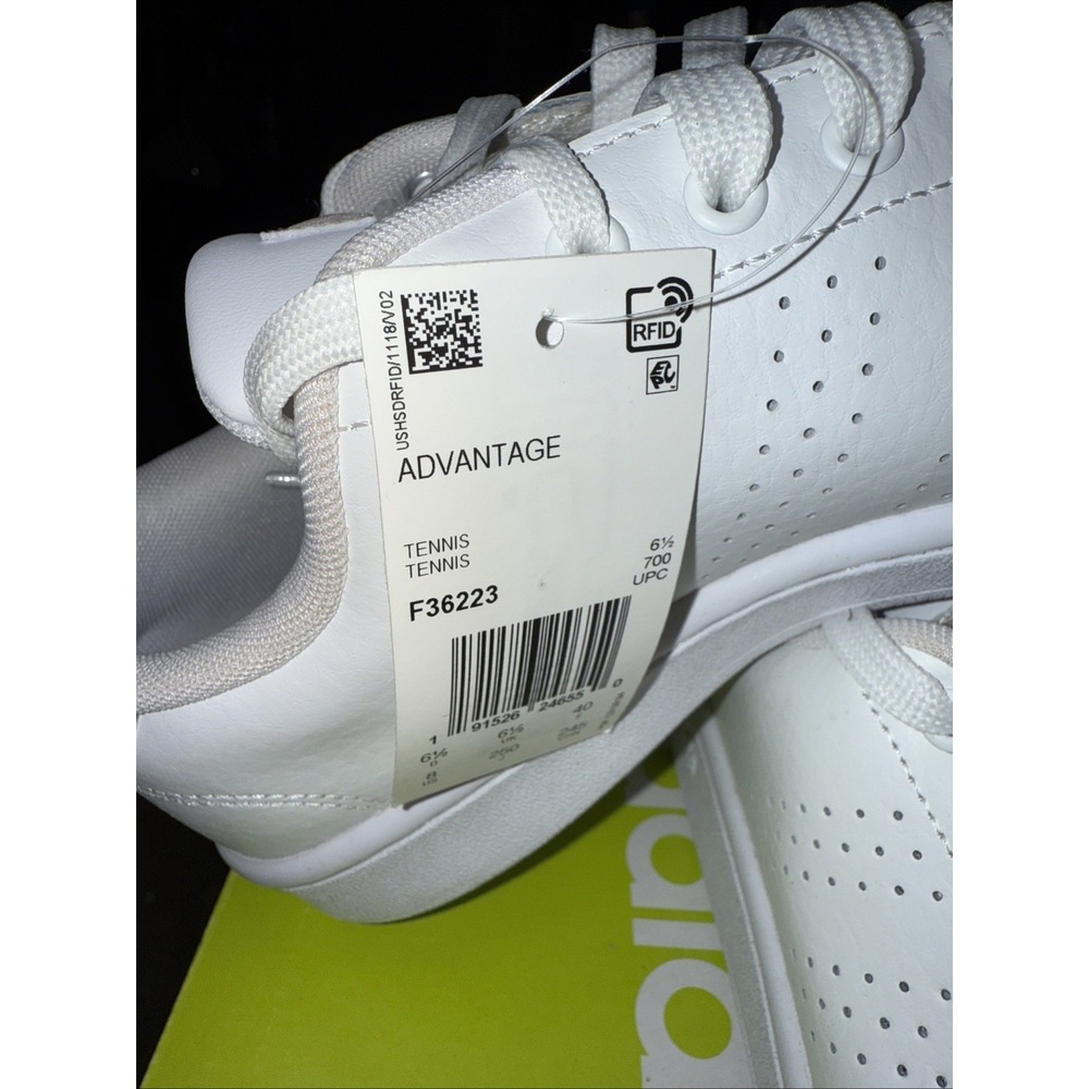 Adidas Women's Advantage Tennis Sneaker, White Size 8 - Picture 2 of 5